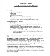 Formal Lab Report Template 7 Templates Example Templates Example Lab Report Template Lab Report Report Template