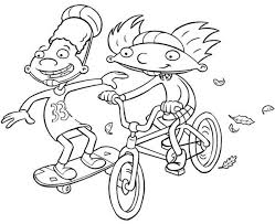 Coloring pages are featuring arnold, grandpa phil, grandma gertie, arnie, miles, stella, aunt mitzi, grandpa's father, grandpa's grandfather and other characters from hey arnold! Pin On Cynthia Rugrats