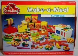 Kenner Play Doh Vtg 80 S The Original Superfeast Make A Meal Set New Mip Rare 3010000032915 Ebay Play Doh Retro Toys Preschool Toys