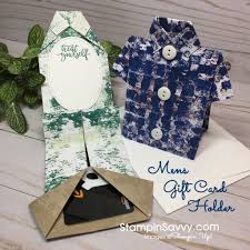 3d christmas stocking gift card holder from michelle's mixed creations. For Father S Day Mens Gift Card Holder With Video Tutorial