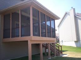 Having a screen around a porch or deck area is a great way to protect yourself and your friends and family from bugs while enjoying the outdoors. Deck Designs With A Screened Porch St Louis Decks Screened Porches Pergolas By Archadeck