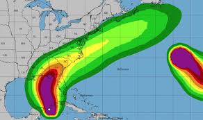 Hurricane Michael Map Noaa Path Of Hurricane As It Storms