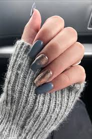 The Best Gray Nail Art Design Ideas Gelnailsart In 2020 Gray Nails Nail Designs Coffin Shape Nails