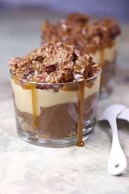 Moelleux A La Mousse Chocolat Et Creme Au Caramel Sale Epicetout La Cuisine De Dany Verrine Sucree Facile Mousse Au Chocolat Chocolat