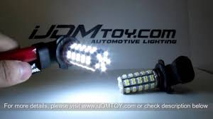 360 Degree Shine H11 Aka H8 Hyper Flux Led Fog Light Bulbs On 2010 Porsche Cayman Youtube