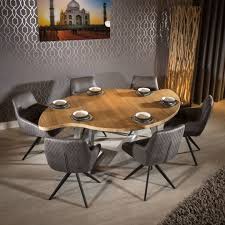 Luxury Curvy Round Dining Table Oak Wood Bespoke Colour Size Natural Round Dining Table Oak Dining Table Round Dining