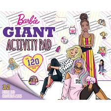 Free printable barbie coloring pages. Barbie Giant Activity Pad Big W