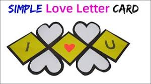 Send them lovely couple made for each other love message card with their name. How To Make Valentine S Day Card Simple Love Letter Card Valentines Day Card Making Ideas Easy Youtube