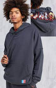 Space Jam X Siksilk Oversized Hoodie Grey
