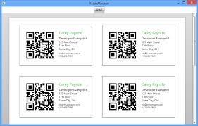 Qr code | gold texture fabric business cards. How To Create Business Cards With Qr Codes Using Radbarcodeq