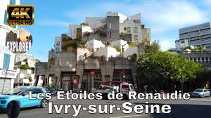 Paris's main asian district, the quartier asiatique in the 13th arrondissement. Exploring Paris Suburb Ivry Sur Seine Les Etoiles De Renaudie 2020 4k Youtube