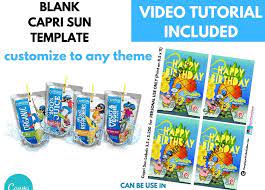Blank Capri Sun Labels Template Capri Sun Mockup Capri Sun Labels Png Canva Silhouette Custom Juice Labels Label Templates Capri Sun Templates Printable Free