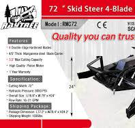 2025 Raytree RMC72 Skid Steer Brush Cutter (Unused ...