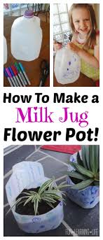 A wide variety of 5 gallon plastic water jug options are available to you, such as material, feature, and commercial buyer. How To Make A Milk Jug Flower Pot An Easy And Fun Kids Garden Project Fun Learning Life