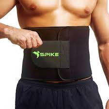 Pin On Spike Sweat Slim Belt Black