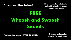 Download these awesome sound effects packs, with over 20 free elements and 120 total sound fx to choose from. Free Whoosh And Swoosh Sound Effects Mp3 Download