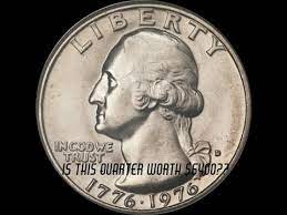860,118,000 ? value of 1971 & 1972 eisenhower dollar coins. Near Perfect 1976 D Bi Centennial Washington Quarter Auctions For 6400 Sole Finest Youtube