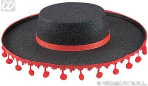 Flamenco Hat Felt 2 Styles Fancy Dress Spanish Spanish Dress Fancy Dress Fancy Dress Accessories