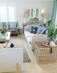 Tan leather coffee table chest trunk with antique leather trim. Wicker Rattan Storage Trunks Chests As Tables Decorative Furniture Accent Pieces Coastal Decor Ideas Interior Design Diy Shopping