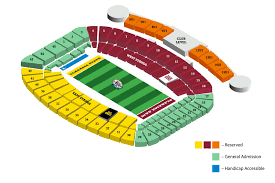 legion field stadium seating chart 2019