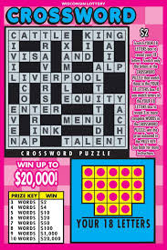 Access the seattle times jumble puzzle game online through the newspaper website using an internet. Crossword 2050 Wisconsin Lottery