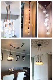 Looking for a solution for an off center ceiling light? Swag Cluster Chandelier Off Center Ceiling Light Dining Room Etsy Ceiling Pendant Lights Stairway Lighting Modern Pendant Light