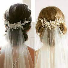 Great Cost Free Bridal Veil Hairstyles Popular Wedding Party Design In No Way Runs Out Of Fads In 2021 Veil Hairstyles Wedding Hairstyles For Long Hair Hair Up Styles