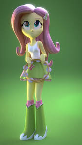 Fluttershy Eg 3d Model Little Pony Mlp My Little Pony Little Pony Party