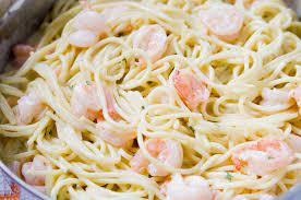 Four Cheese Garlic Shrimp Pasta Recipe Garlic Shrimp Pasta Shrimp Pasta Pasta