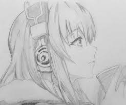 Contoh gambar menggunakan pensil gambar pemandangan dengan pensil. Girl Cute Sketsa Anime Cool Novocom Top