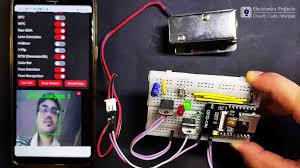 Unlocking the door using face detection · thus, go to the ball sprite. Esp32cam Face Recognition Door Lock System Esp32 Projects
