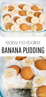 Banana Pudding No Bake Banana Pudding Banana Pudding Recipes Easter Desserts Recipes
