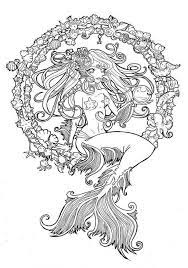 Explore 623989 free printable coloring pages you can use our amazing online tool to color and edit the following intricate mermaid coloring pages. Mermaid Coloring Pages Hard Novocom Top
