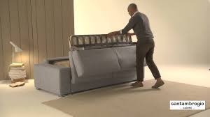 Divano angolare rivestito in ecopelle confortevole ed esclusivo nel suo . Divano Letto Con Rete A Doghe Modello Parigi Youtube