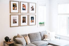 The ikea fintorp rail hanging system puts your walls to work, giving functionality to vertical space in your home. Gallery Wall Template Offset Oversized Mat Ramsborg Frames Kendra Found It
