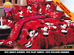 Check spelling or type a new query. Bedding Red Disney Mickey Mouse Clubhouse Single Bed Quilt Cover Set Home Garden