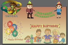 To the right of that column, refer to the nearest hour/minute to the time you were born that is before your birth time, not after it. Cancer Birthday Celebration