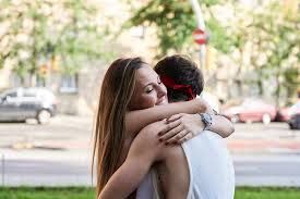 With tenor, maker of gif keyboard, add popular best friend hug animated gifs to your conversations. Best Friends Hugging In The Street By Ivan Gener Couple Friendship