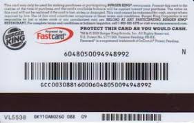 Random roblox gift voucher number generator for data testing. Gift Card Crown Card Burger King United States Of America Burger King Col Us Buki 002 Vl5538