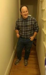 The trick is to find a costume that requires minimal effort, and keeps you from feeling awkward. As A Short Stocky Balding Funny Man There Was No Better Costume For Halloween Seinfeld