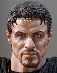 1/6 12" HOT TOYS EXPENDABLES BARNEY ROSS Sylvester Stallone HEAD SCULPT NEW 