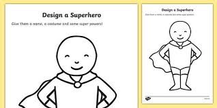 Design A Superhero Worksheets Superhero Classroom Theme Create Your Own Superhero Superhero