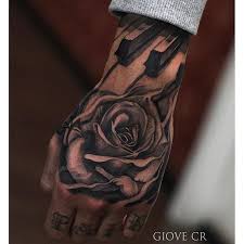 Tattoo Rose Smoke Piano Wrist Tattoos For Guys Hand Tattoos For Guys Tattoos For Guys