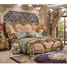 Check spelling or type a new query. French Heavy Carved Furniture Bedroom Set Royal Luxury Pink Leather Queen Size Bed Design View Bedroom Sets Product Details From Guangzhou Hongdu Technology Co Ltd On Alibaba Com