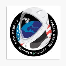 Nasa Spacex Demo 2 Canvas Print By Juliofcampos In 2020 Nasa Spacex Spacex Nasa