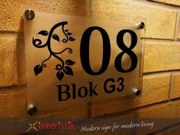 Maybe you would like to learn more about one of these? Nomor Rumah Akrilik 20 X 30 White Sandblast Ornamen Daun Dekoratif Interistik Com