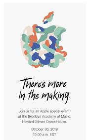 Find & download free graphic resources for event poster. Apple Issues Invites To October 30 Ipad Pro And Mac There S More In The Making Event In Nyc Appleinsider