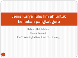 Contoh makalah, download, karya ilmiah, microsoft word, pendidikan. Pdf Jenis Karya Ilmiah Untuk Pengembangan Profesi Guru Ridwan A Sani Academia Edu