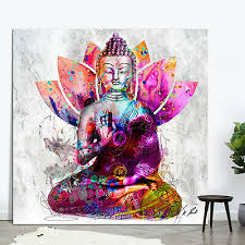 Die ruhe des buddha auf leinwand im format ihrer wahl. Buddha Bild Bunt Farbe Leinwand Abstrakte Kunst Bilder Wandbilder D1858 Eur 49 95 Picclick De