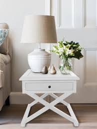 White Cross Leg Side Table Oak Furniture Living Room French Provincial Living Room Furniture Furniture